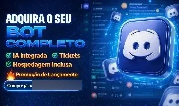 [DISCORD] PROMOÇÃO | Bot Completo sistemas de vendas