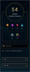 Conta Diamante 4 c/ 54 skins