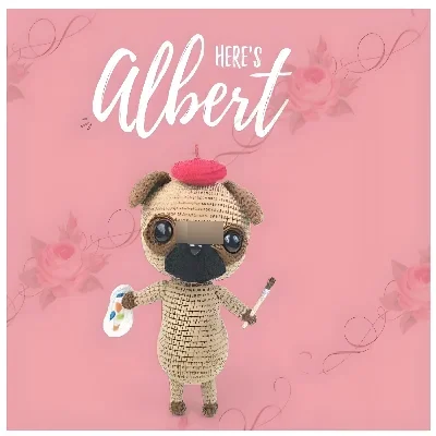 Receita em PDF - Cachorro Albert Amigurumi
