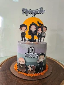 Arquivo de corte topo de bolo - Wandinha 🕷️