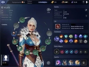 Conta MIR4 Level 43 - 41k poder NA32