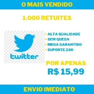 1.000 Retuites no Twitter