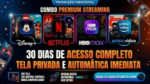 DISNEY PLUS + PRIME VÍDEO + HBO + NETFLIX + Automática!
