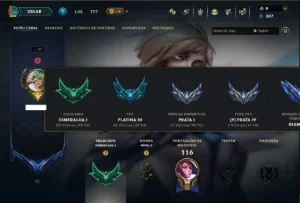 Esmeralda 1 com 85 Champs e 12 Skins