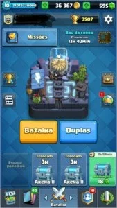 Clash Royale arena 11 com 10 lendárias