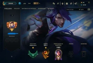 Conta League Of Legends - Lux Elementalista E Miss Fortune