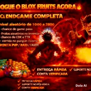 conta de blox fruits