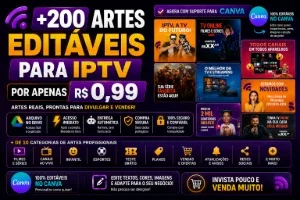 Pack De +200 Artes Streaming + Entrega Automatica