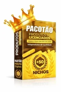 Pacotão 50 Produtos Com Direito De Revenda  Vitalicio