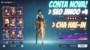 Conta Solo Leveling Arise (SSR+) > Seo Jiwoo +4 | Cha Hae-In