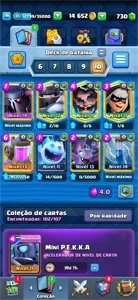 Conta Clash Royale 5000 trofeus, um deck quase full