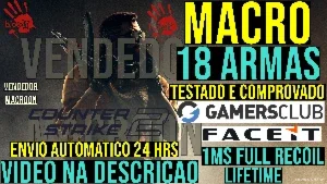 Macro Cs 2 League Pro Gamers Club & Faceit - Mouses Bloody