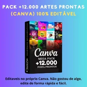 +De 12000 Artes No Canva