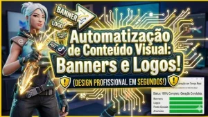 Design no Automático: Banners e Logos Prontos em Segundos