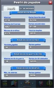 Conta Clash Royale Liga 1