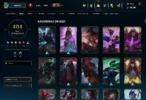 Conta de lol + de 400 skins