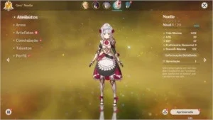 Genshin Impact - Conta pc - Xingqiu C1 - Noelle C1 - AR7
