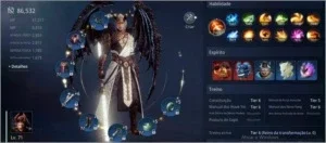 Lanceiro lvl 71 com 86k de poder