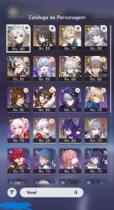 Conta Genshin Impact + Honkai Star Rail Diversos T5