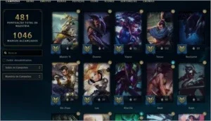 Conta de LOL Com 250 Skins Plat 4 com todos os champs