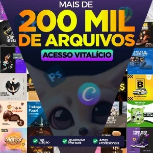 Pacote com mais de 200K de arquivos - Edição de fotos - PLR