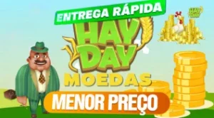 Hay Day Moedas - 24 Horas On - Entrega Rápida MENOR PREÇO!