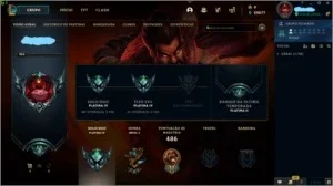 Platina;177 skins; Todos os champs; UNICO DONO