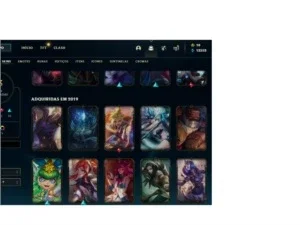 Conta do LOL - lv 266 - Gold -,3k e 600 de essencia laranja