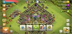 Vendo conta Clash of clans cv 12, 4 estrelas barato