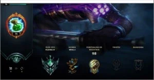 Conta de lol platina