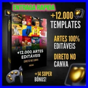 Artes Editaveis Do Canva + 14 Super Bonus
