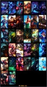 Conta Com borda D4 e Elo atual D5 109 champs e 33 skins