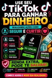 Ganhe dinheiro com seu TikTok hoje 🔥 (renda extra)