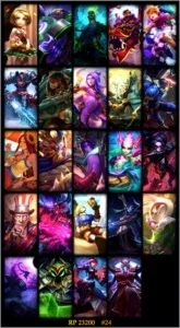 Platina v 61 champs 24 skins