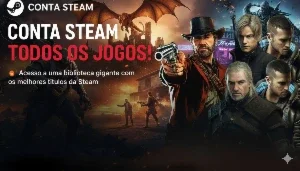 Steam Offline! Pague 1 Vez E Leve 3 De Uma So Vez! +Jogos In