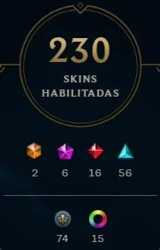 Conta lol desde 2015 1500+ reais investidos