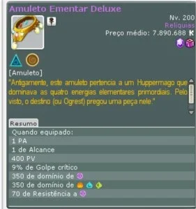 Relíquia Amuleto Deluxe - EFRIM