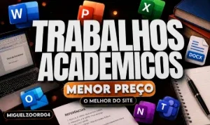 Faço Seus Trabalhos/Tarefas/Projetos Escolares