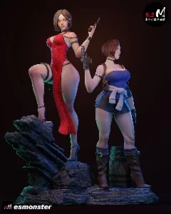 Jill Valentine Resiedent Evil 3d stl