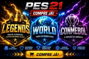 Patch WORLD GOGOSZ + CONMEBOL + LEGENDS MARFUT/GOGOSZ PES 21