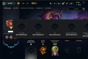 Unranked com 140 Champs e 33 Skins ( ADC / MID )