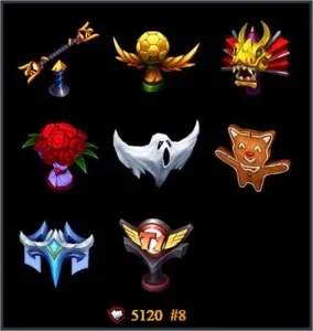 Conta LOL Ouro(atual)/Todos Campeões/10 Pag. Runa/225skins