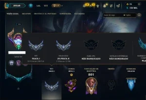 Unranked com TODOS os Champs e 191 Skins ( ADC / JG )