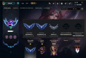 Diamante 1 com 95 Champs e 37 Skins ( MAIN ADC )