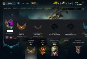 Ouro 4 com TODOS os Champs e 134 Skins ( MAIN JG )