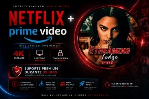 Netflix 4K + Prime Video, Telas Privativas | Acesso 30 Dias
