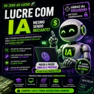 Várias IAs + Métodos Práticos para Gerar Renda