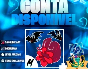 CONTA COM SANGUINE ART + LEVEL MAX + FRUTAS E INTENS RAROS