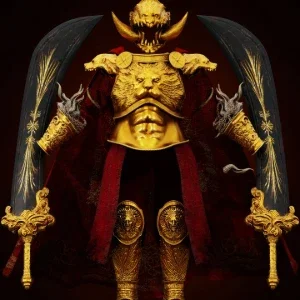 Radahn, Consorte de Miquella - Arquivo 3D - STL Armadura.