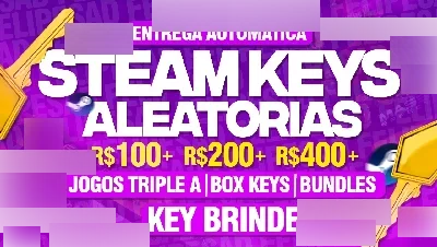 Key Steam jogos 1 KEY = R$ 1,00 / TRIPLE A ou acima R$300